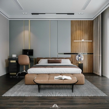 Thiết kế nội thất biệt thự song lập đẹp, ấn tượng tại Nam Từ Liêm