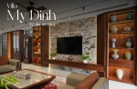 THIẾT KẾ NỘI THẤT GỖ ÓC CHÓ VILLA MỸ ĐÌNH