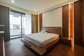 THIẾT KẾ NỘI THẤT GỖ ÓC CHÓ VILLA MỸ ĐÌNH