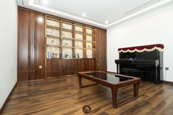 THIẾT KẾ NỘI THẤT GỖ ÓC CHÓ VILLA ĐÔNG ANH