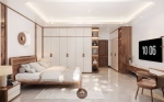 Dự án thiết kế và thi công nội thất gỗ óc chó villa Hải Phòng