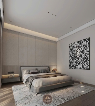 THIẾT KẾ NỘI THẤT GỖ ÓC CHÓ VILLA MIÊU NHA