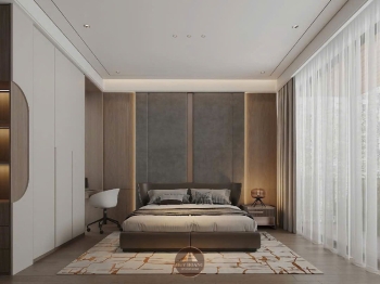 THIẾT KẾ NỘI THẤT GỖ ÓC CHÓ VILLA MIÊU NHA