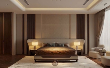 THIẾT KẾ NỘI THẤT GỖ ÓC CHÓ VILLA MIÊU NHA
