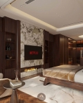 THIẾT KẾ NỘI THẤT GỖ ÓC CHÓ VILLA MIÊU NHA