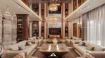 Thiết kế nội thất gỗ óc chó biệt thự Vinhomes Riverside