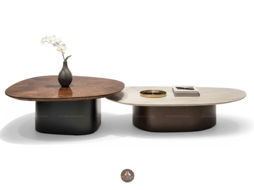 Bàn trà gỗ óc chó mẫu 13