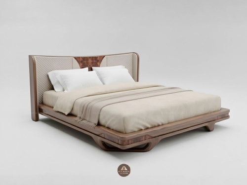 Giường ngủ gỗ óc chó Romance 19