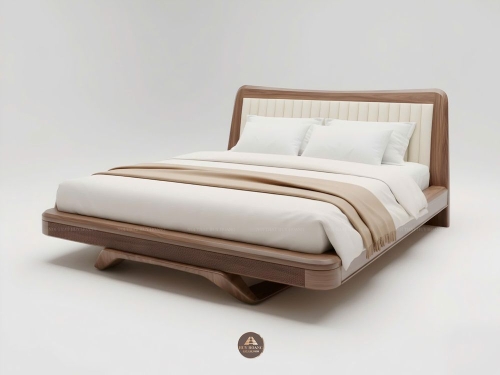 Giường ngủ gỗ óc chó Romance 21