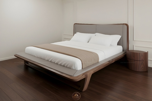 Giường ngủ gỗ óc chó Romance 22