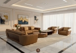 Sofa gỗ óc chó Avalon 46 dáng cong độc đáo