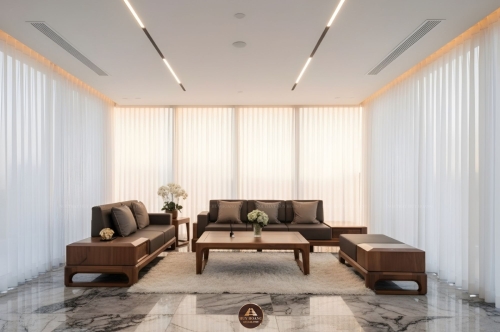 Bộ sofa gỗ óc chó Avalon 55