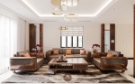 Bộ sofa gỗ óc chó nhập khẩu Avalon Balance 02