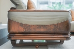 Bộ sofa gỗ óc chó hiện đại Avalon Curve