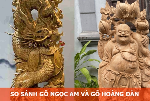 So sánh gỗ Ngọc Am và gỗ Hoàng Đàn - 