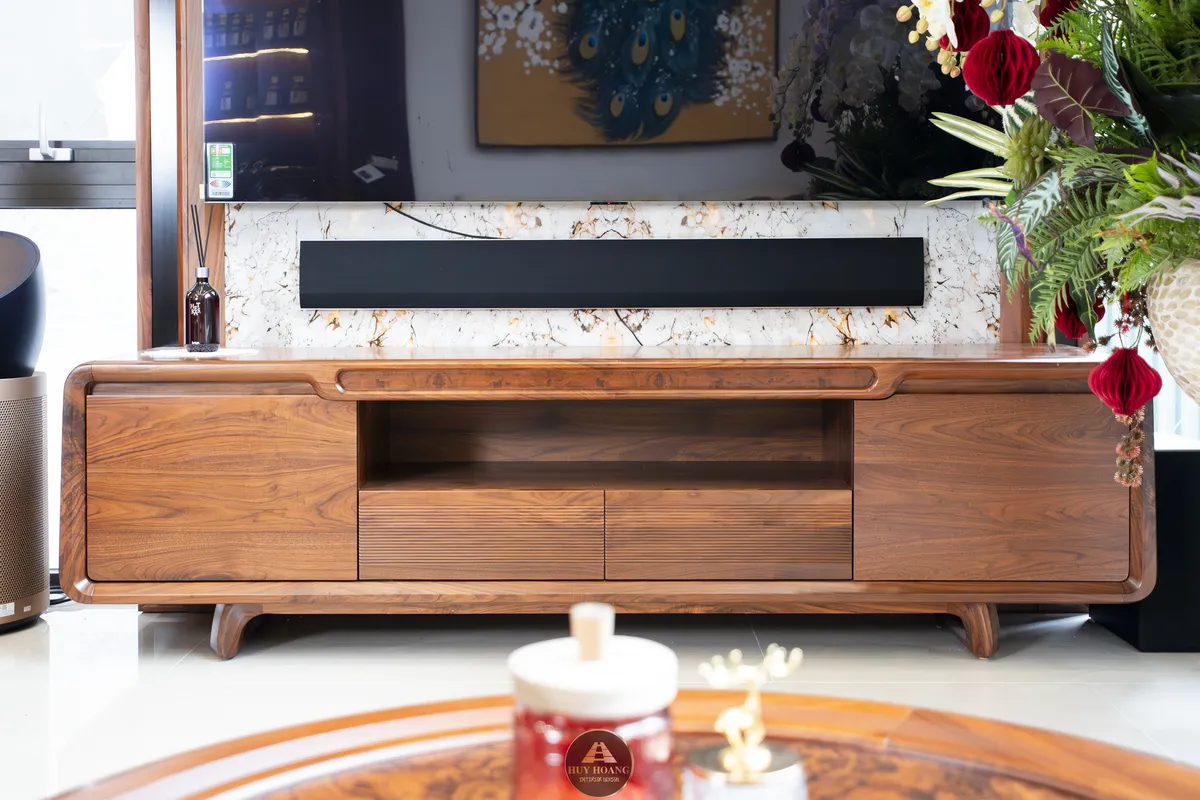Thiết kế thi công nội thất gỗ óc chó Amber House – Không gian sống chuẩn nghỉ dưỡng