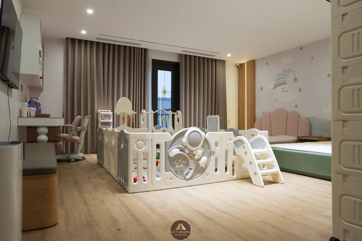 Thiết kế thi công nội thất gỗ óc chó Amber House – Không gian sống chuẩn nghỉ dưỡng