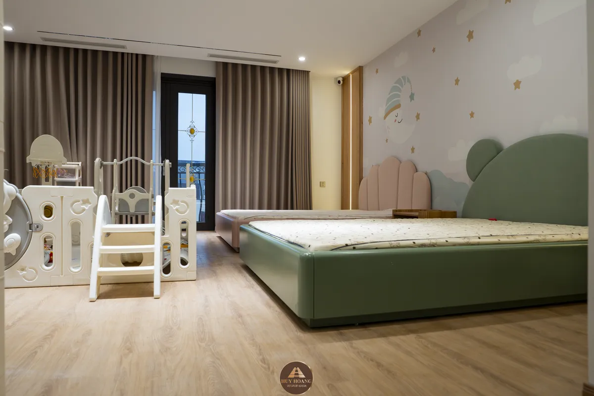 Thiết kế thi công nội thất gỗ óc chó Amber House – Không gian sống chuẩn nghỉ dưỡng