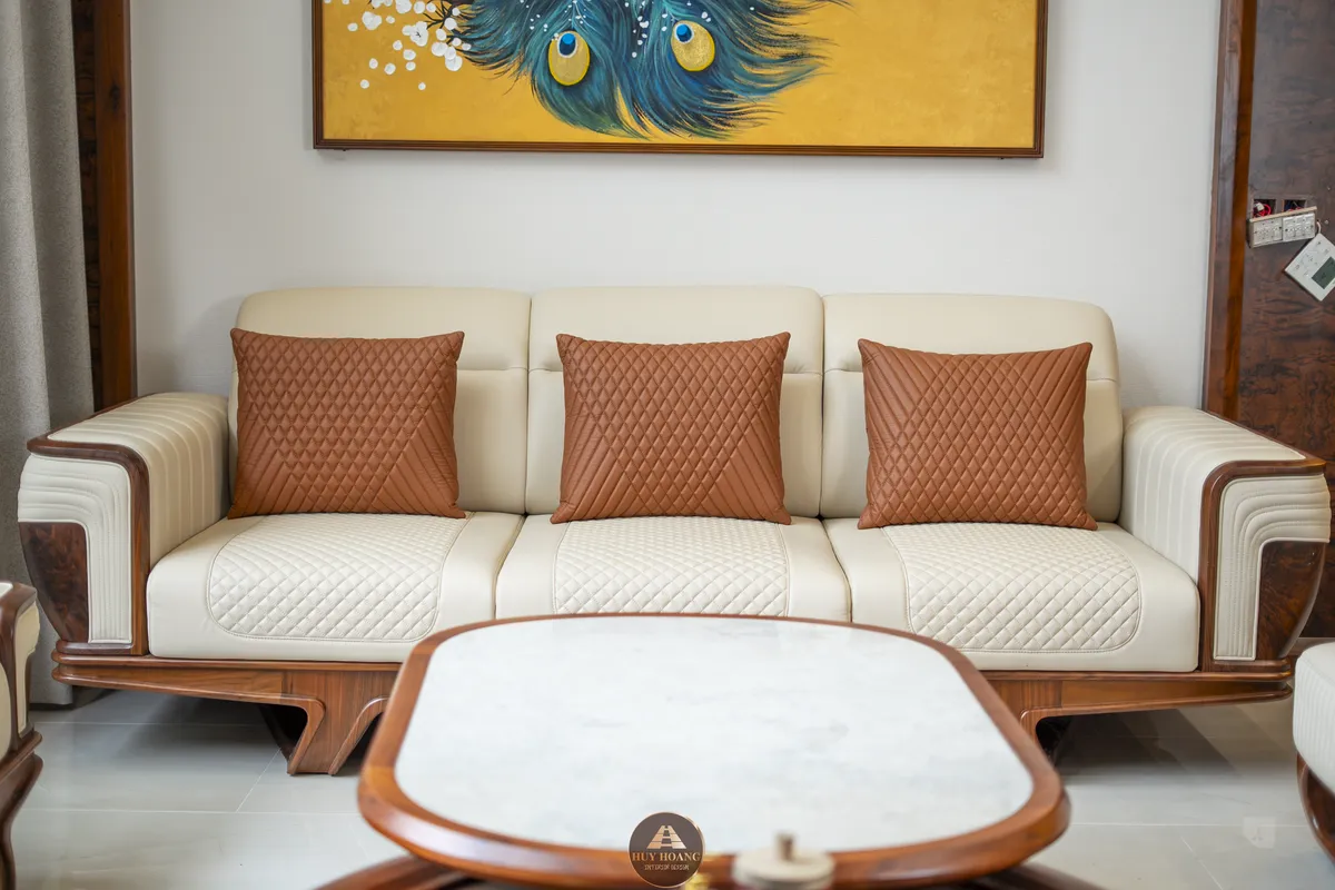 Thiết kế thi công nội thất gỗ óc chó Amber House – Không gian sống chuẩn nghỉ dưỡng