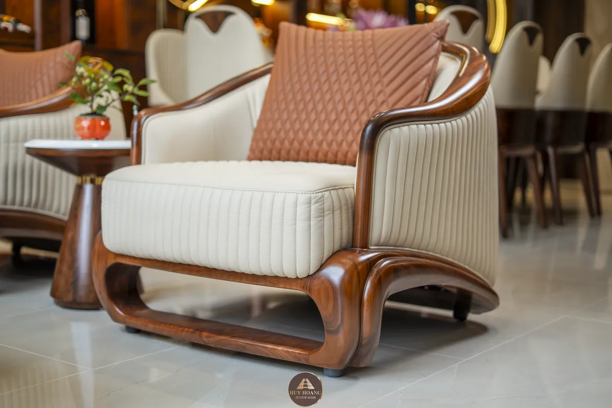 Thiết kế thi công nội thất gỗ óc chó Amber House – Không gian sống chuẩn nghỉ dưỡng