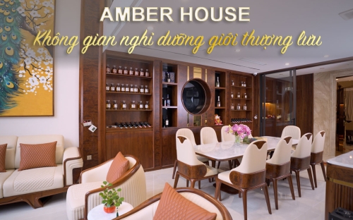 Thiết kế thi công nội thất gỗ óc chó Amber House – Không gian sống chuẩn nghỉ dưỡng