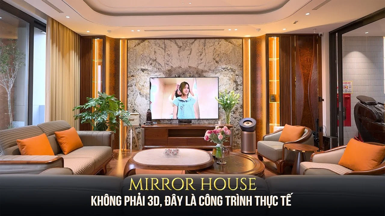Vẻ đẹp hoàn hảo của BIỆT THỰ GỖ ÓC CHÓ Mirror House