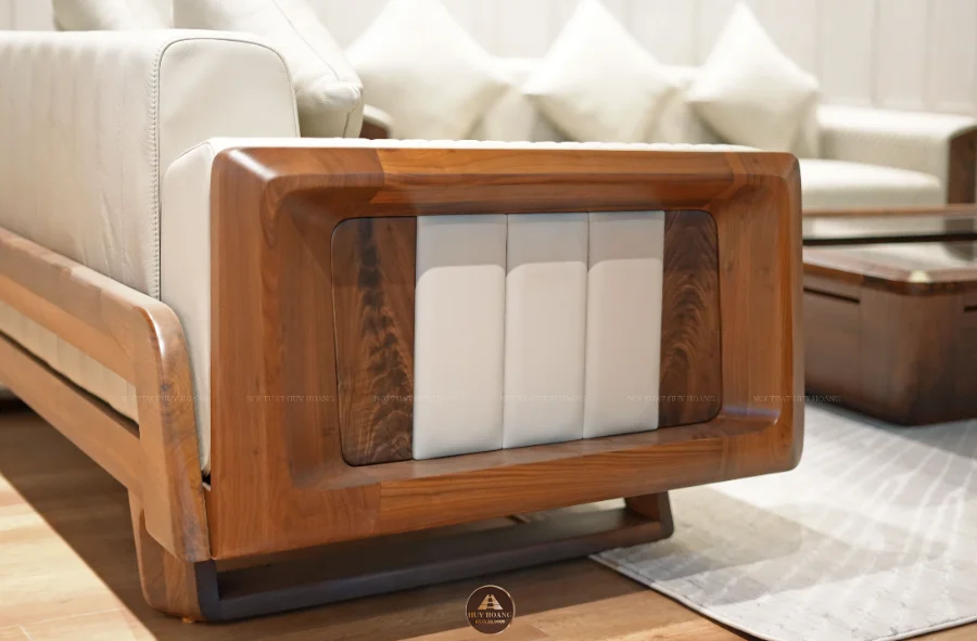 Khám Phá Kỹ Thuật Ghép Mộng Tinh Xảo Trên Sofa Gỗ Óc Chó