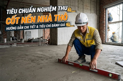 Tiêu Chuẩn Nghiệm Thu Cốt Nền Nhà Thô Tránh Hỏng Sàn Và Tủ