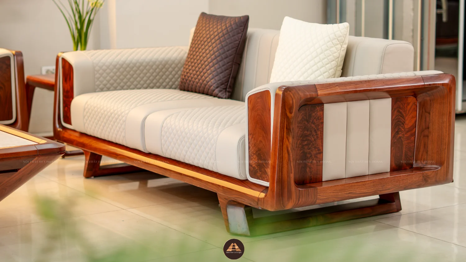 Sofa gỗ óc chó Avalon Aura
