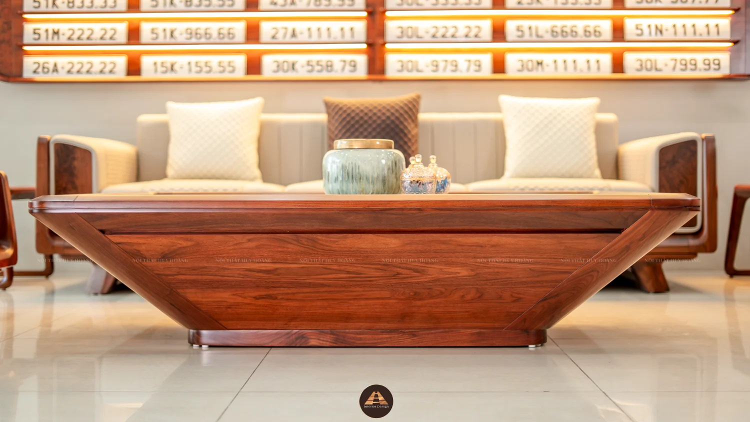 Sofa gỗ óc chó Avalon Aura