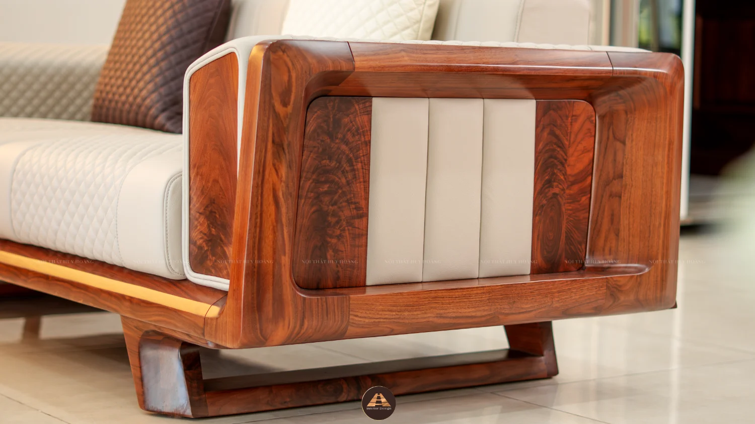 Sofa gỗ óc chó Avalon Aura