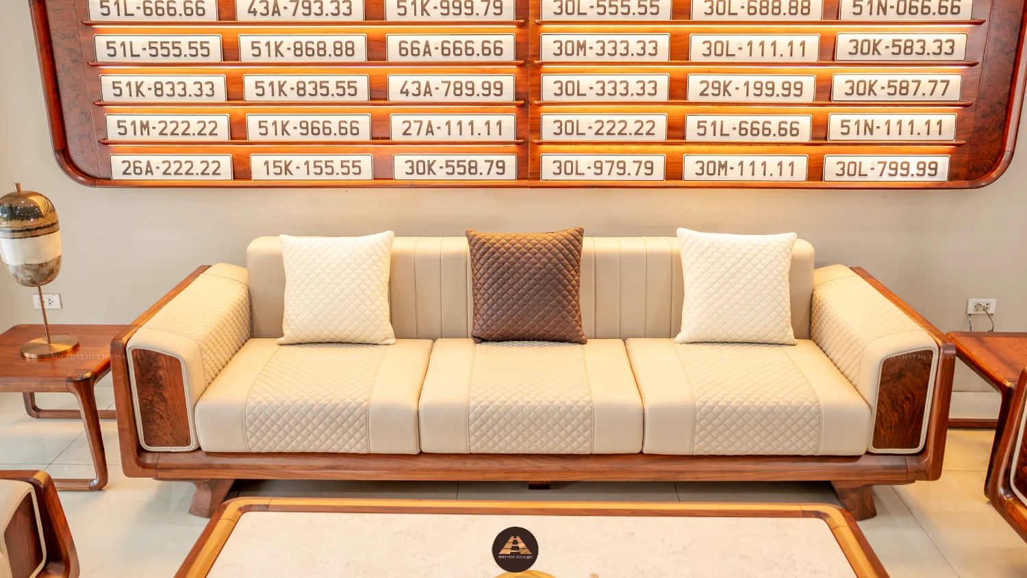 Sofa gỗ óc chó Avalon Aura