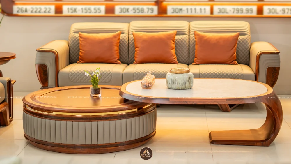 Sofa gỗ óc chó Avalon Noble