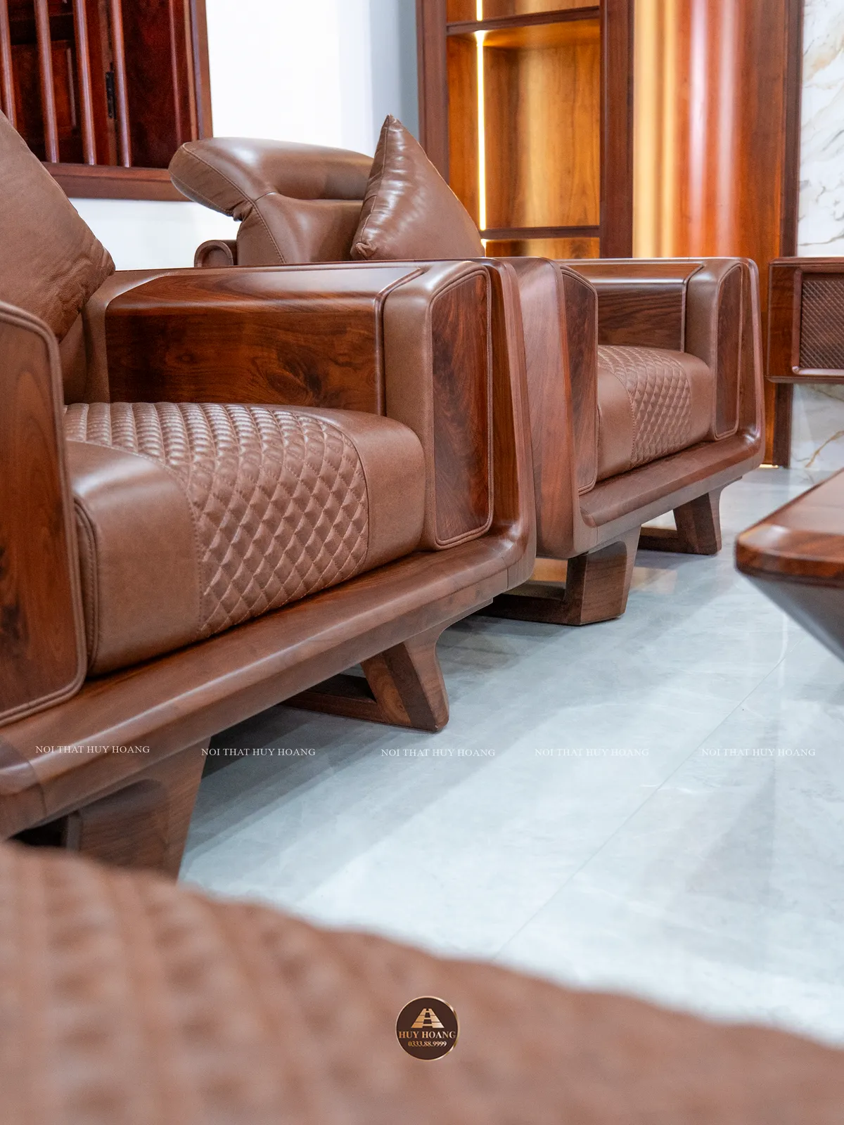 Sofa gỗ óc chó Avalon Lento