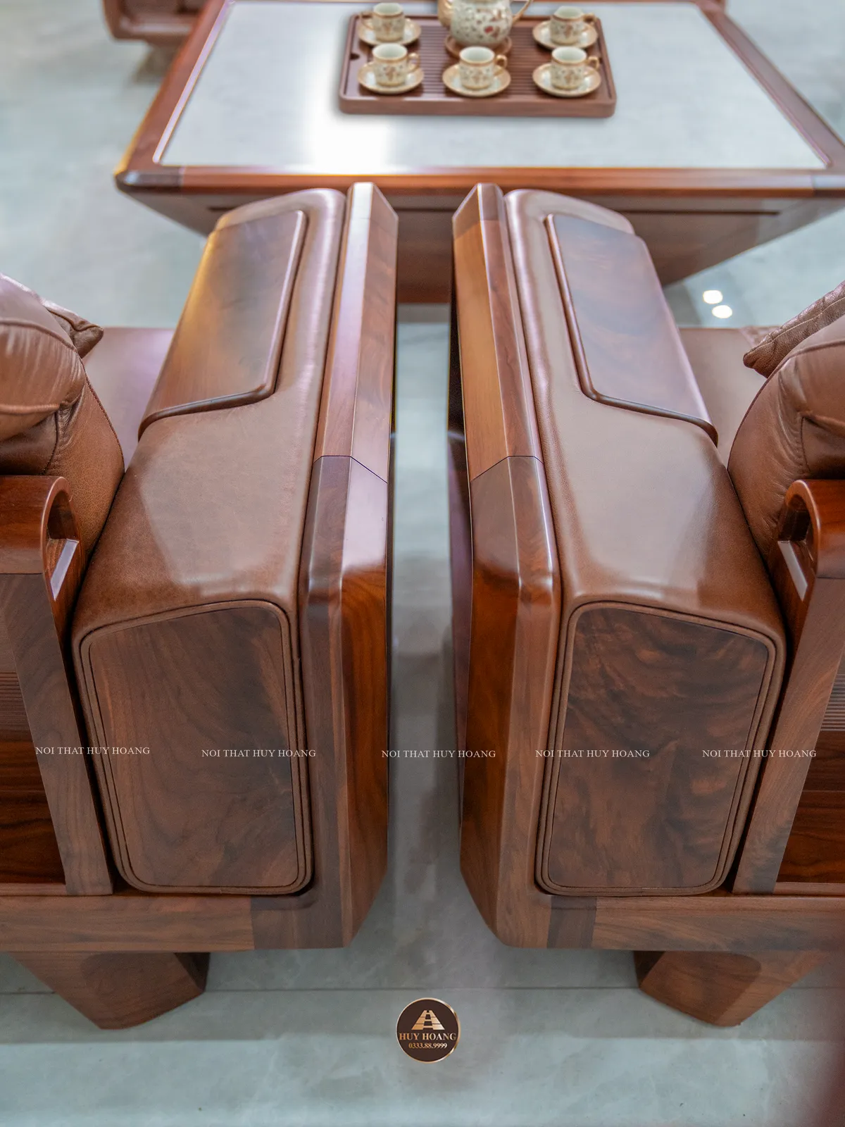Sofa gỗ óc chó Avalon Lento