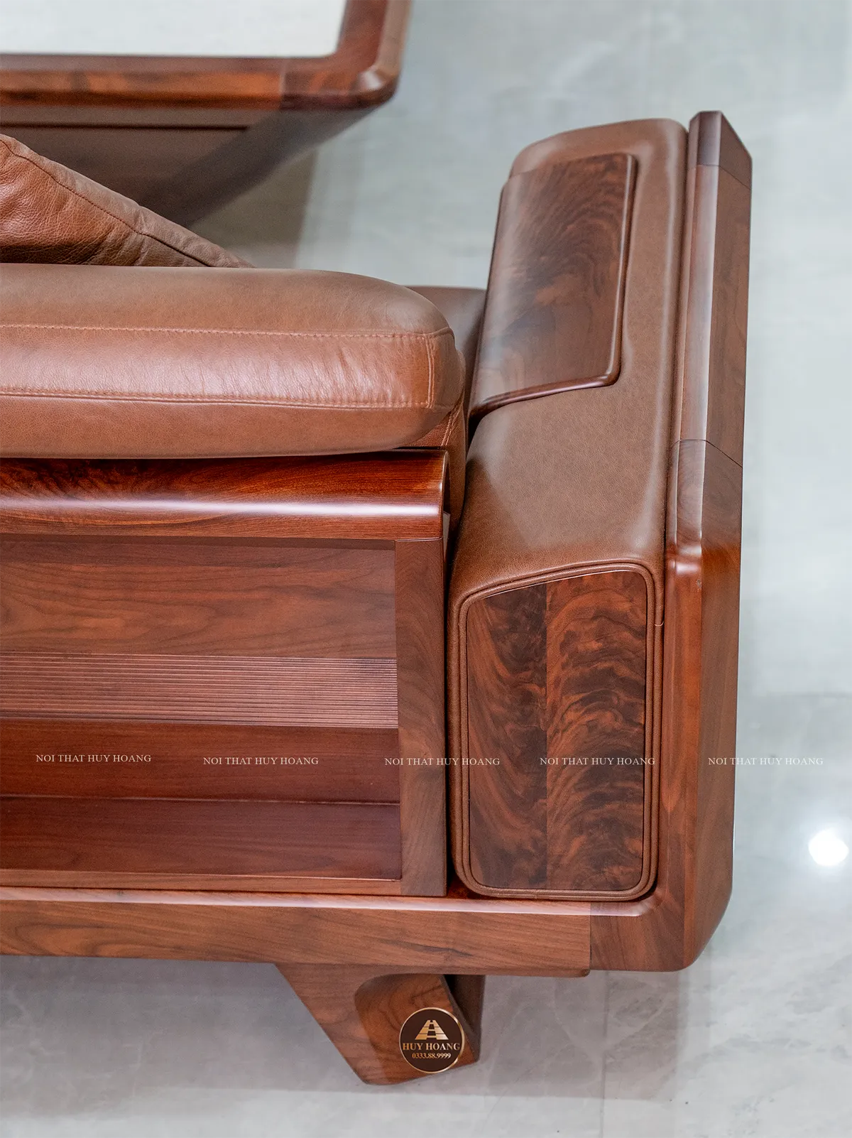 Sofa gỗ óc chó Avalon Lento