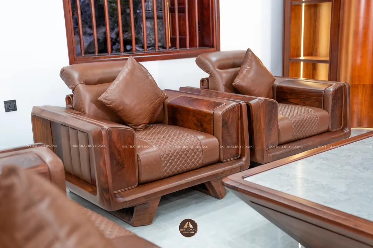 Sofa gỗ óc chó Avalon Lento
