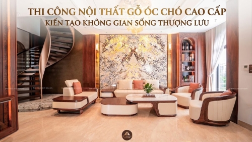 Thi Công Nội Thất Gỗ Óc Chó Cao Cấp Chuẩn Thiết Kế 2026