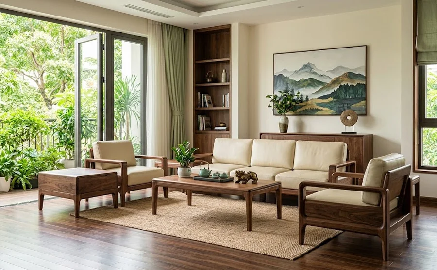 Vì Sao Sofa Gỗ Óc Chó Lại Đắt Tiền? Giải Mã Sức Hút Của 