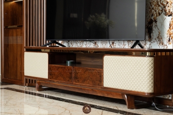 THIẾT KẾ NỘI THẤT GỖ ÓC CHÓ VILLA ĐÔNG ANH
