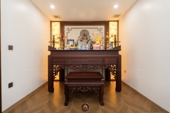 THIẾT KẾ NỘI THẤT GỖ ÓC CHÓ VILLA ĐÔNG ANH