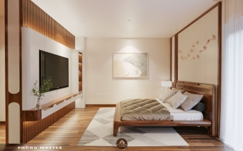 THIẾT KẾ NỘI THẤT GỖ ÓC CHÓ NHÀ PHỐ THỦ ĐỨC