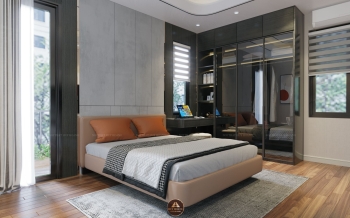 THIẾT KẾ NỘI THẤT GỖ ÓC CHÓ BIỆT THỰ VĨNH PHÚC