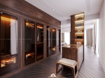 Thiết kế nội thất biệt thự gỗ óc chó tại Đông Anh 380m2 đầy ấn tượng
