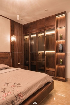 Thiết kế, thi công nội thất gỗ óc chó Hải Phòng uy tín