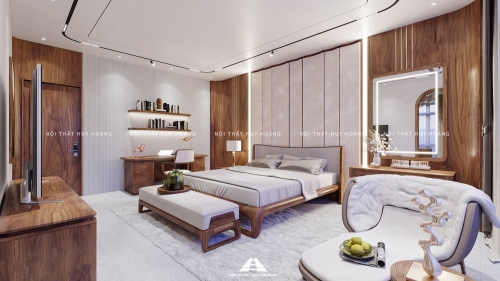 Táp đuôi giường gỗ óc chó mẫu 15