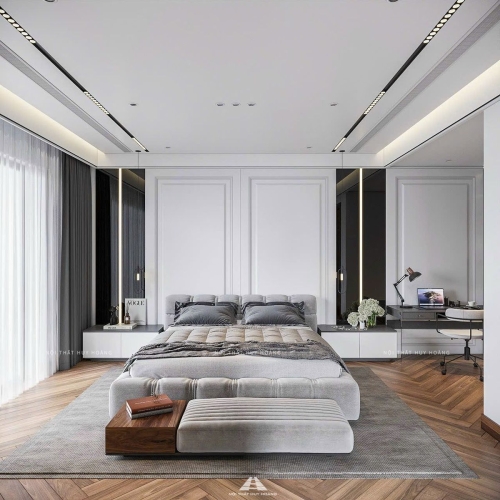 Táp đuôi giường gỗ óc chó mẫu 16