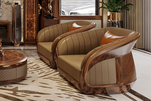 Ghế thư giãn gỗ óc chó mẫu 07