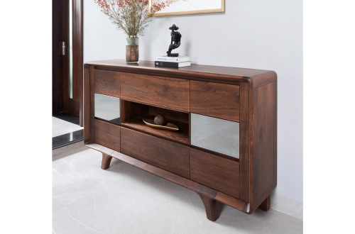 Tủ Console gỗ óc chó mẫu 03