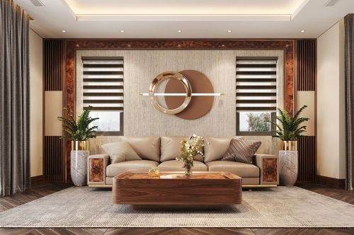 Sofa gỗ óc chó tự nhiên Avalon 06